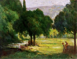 Bathers at the Bank of the Cure